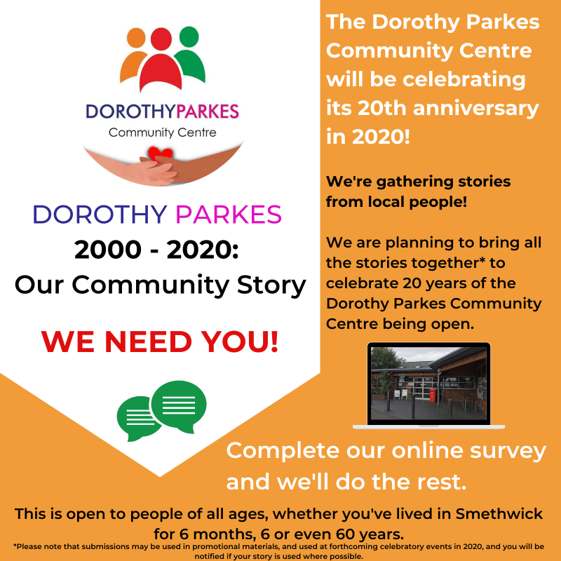 Our 20th Anniversary The Dorothy Parkes Centre